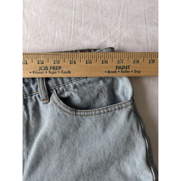 KanCan Jeans Womens 13/30‎ Blue Wide Leg Cropped Ultra High Rise Stretch Baggy - Picture 9 of 12